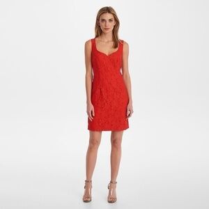 Karl Lagerfield Eyelet Floral Dress SZ 12
